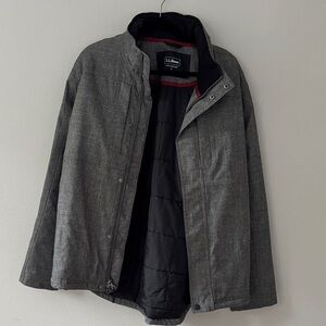 L.L. Bean Men's Charcoal Gray Lightweight Jacket